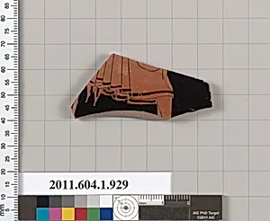 Terracotta fragment of a kylix (drinking cup)