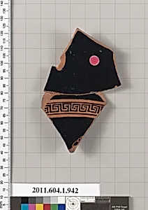 Terracotta fragment of a kylix (drinking cup)