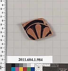 Terracotta fragment of a kylix (drinking cup)