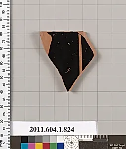 Terracotta fragment of a kylix (drinking cup)