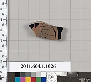 Terracotta fragment of a kylix (drinking cup)