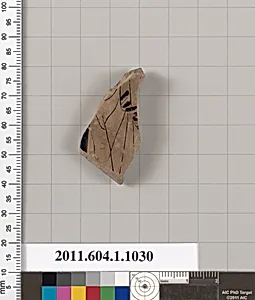 Terracotta fragment of a kylix (drinking cup)