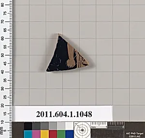 Terracotta fragment of a kylix (drinking cup)