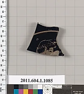 Terracotta fragment of a kylix (drinking cup)