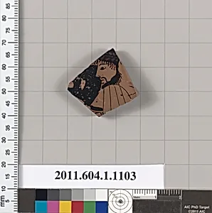 Terracotta fragment of a kylix (drinking cup)