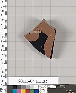 Terracotta fragment of a kylix (drinking cup)