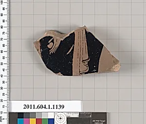 Terracotta fragment of a kylix (drinking cup)