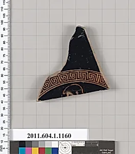 Terracotta fragment of a kylix (drinking cup)
