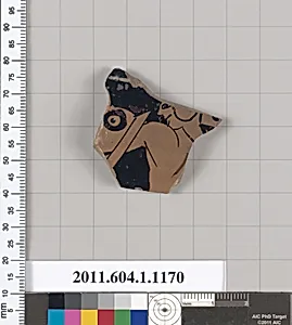 Terracotta fragment of a kylix (drinking cup)