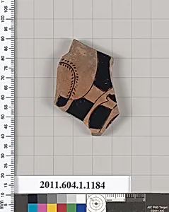 Terracotta fragment of a kylix (drinking cup)