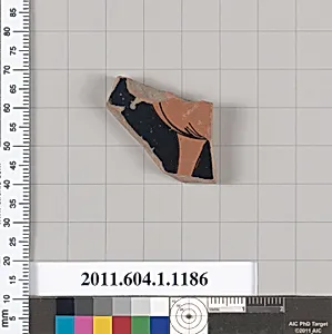 Terracotta fragment of a kylix (drinking cup)