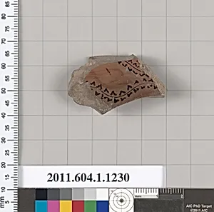 Terracotta fragment of a kylix (drinking cup)