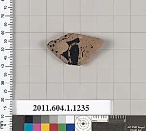 Terracotta fragment of a kylix (drinking cup)