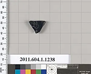 Terracotta fragment of a kylix? (drinking cup)