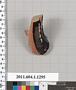 Terracotta fragment of a kylix (drinking cup)