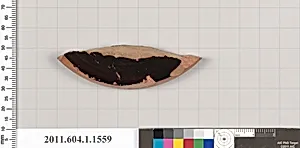 Terracotta fragment of a kylix (drinking cup)