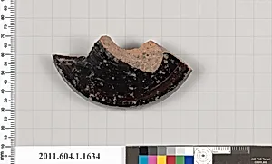 Terracotta fragment of a kylix (drinking cup)