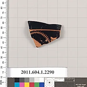 Terracotta fragment of a kylix (drinking cup)