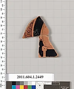 Terracotta fragment of a kylix (drinking cup)