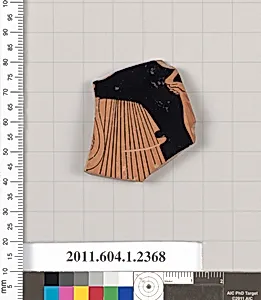 Terracotta fragment of a kylix (drinking cup)