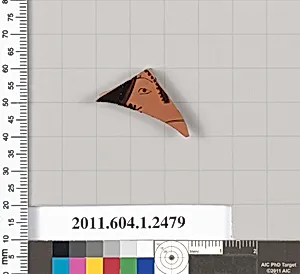 Terracotta fragment of a kylix (drinking cup)