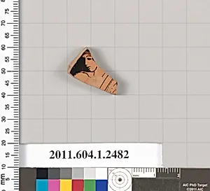 Terracotta fragment of a kylix (drinking cup)
