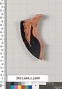 Terracotta fragment of a kylix (drinking cup)