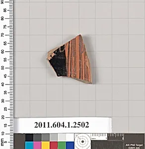 Terracotta fragment of a kylix (drinking cup)