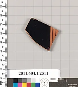 Terracotta fragment of a kylix (drinking cup)