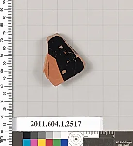 Terracotta fragment of a kylix (drinking cup)