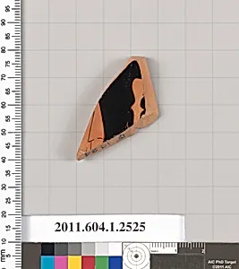 Terracotta fragment of a kylix (drinking cup)
