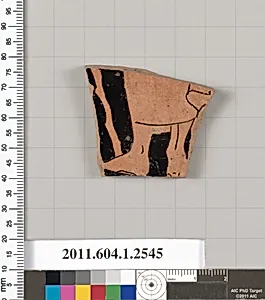 Terracotta fragment of a kylix (drinking cup)