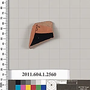 Terracotta fragment of a kylix (drinking cup)