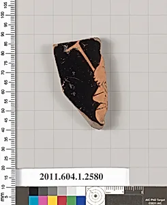 Terracotta fragment of a kylix (drinking cup)