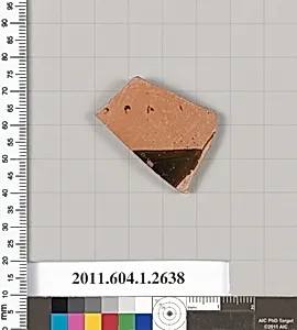 Terracotta fragment of a kylix (drinking cup)