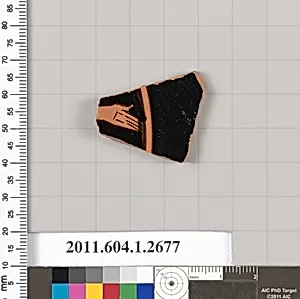 Terracotta fragment of a kylix (drinking cup)