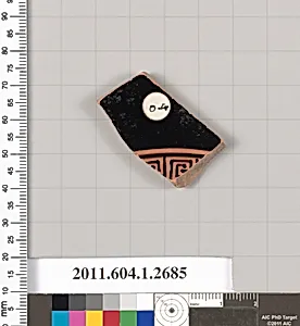 Terracotta fragment of a kylix (drinking cup)