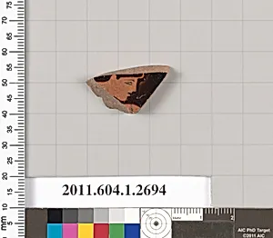 Terracotta fragment of a kylix (drinking cup)