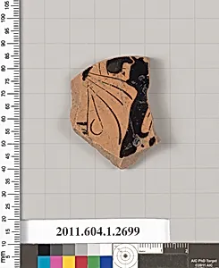 Terracotta fragment of a kylix (drinking cup)