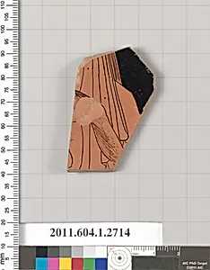 Terracotta fragment of a kylix (drinking cup)