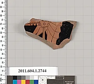 Terracotta fragment of a kylix (drinking cup)