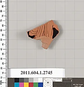 Terracotta fragment of a kylix (drinking cup)