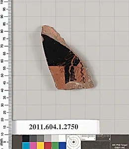 Terracotta fragment of a kylix (drinking cup)