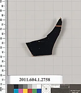 Terracotta fragment of a kylix (drinking cup)