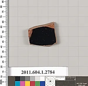 Terracotta fragment of a kylix (drinking cup)
