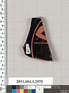 Terracotta fragment of a kylix (drinking cup)