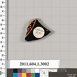 Terracotta fragment of a kylix (drinking cup)