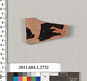 Terracotta fragment of a kylix (drinking cup)
