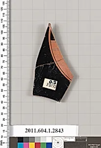 Terracotta fragment of a kylix (drinking cup)