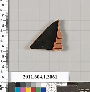Terracotta fragment of a kylix (drinking cup)